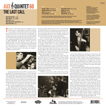 JAZZ QUINTET 60 - The Last Call Back Cover