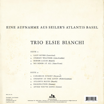 ELSIE BIANCHI TRIO – At Seiler`s Atlantis